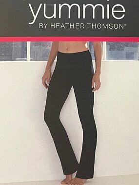 New! Yummie Jodi Bootcut Cotton Shaping Legging Black Size XL NWT